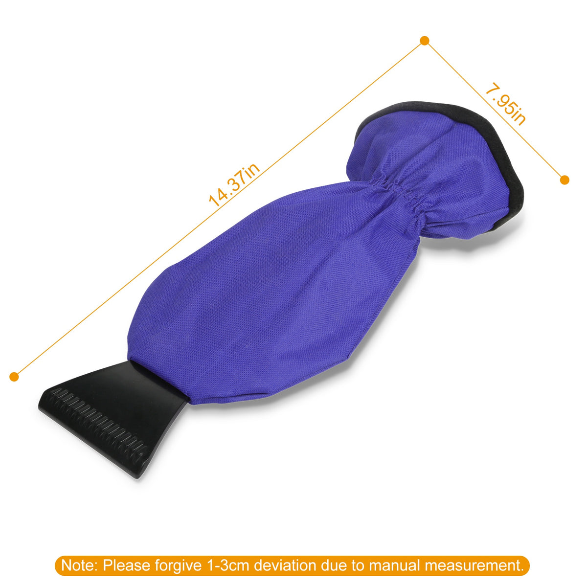 Lined Ice Scraper Glove for Car Windshield