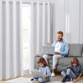 Amazon Cross-border Curtain Thickened Non-glossy Fabric Curtain Sun-blocking Heat-insulating Shade Wholesale Modern Minimalist