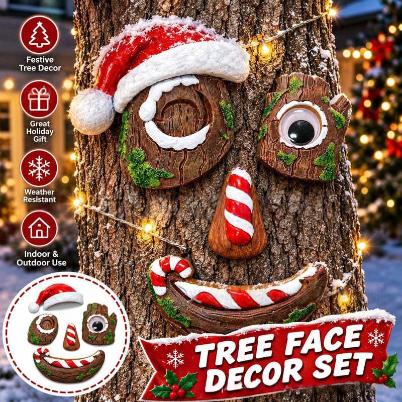Christmas Tree Face Outdoor Decoration