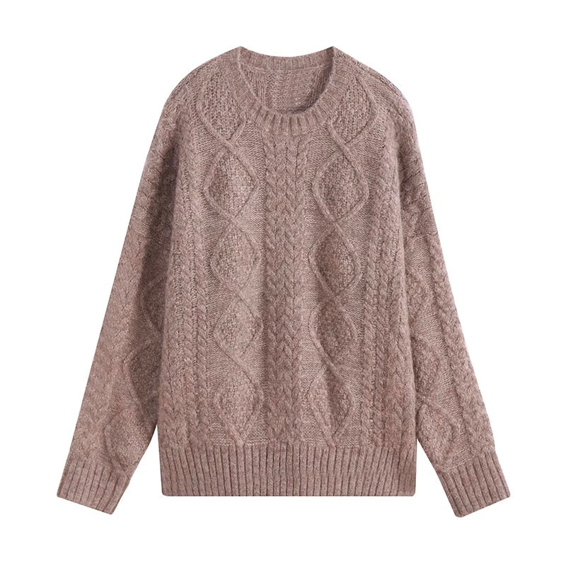 Women's Thick Mohair Winter Sweater