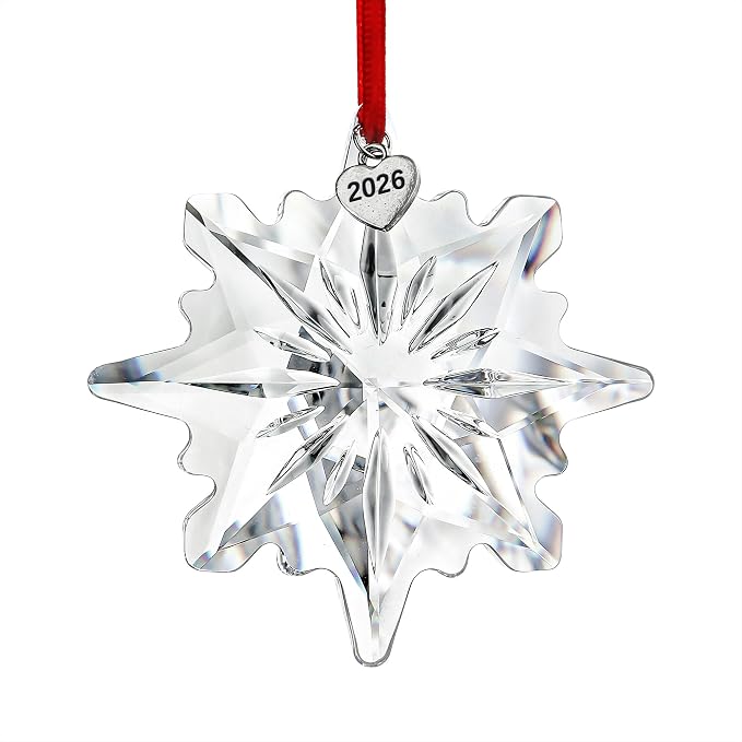 Crystal Snowflake Suncatcher