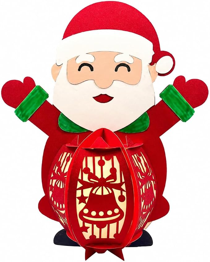 Santa Paper Lantern DIY Christmas Craft Kit