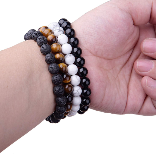 Black Onyx Beaded Bracelet