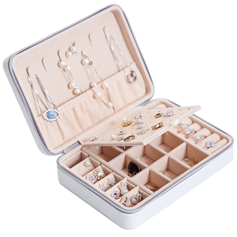 Multi-Compartment Jewelry Storage Box