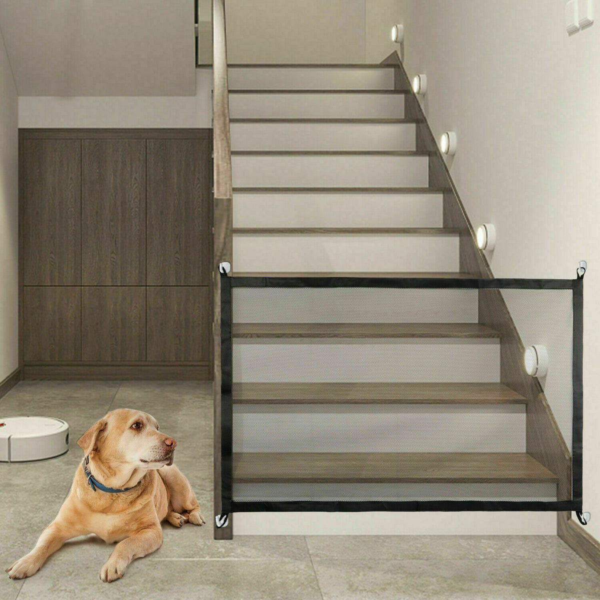 Portable Mesh Pet & Baby Safety Gate