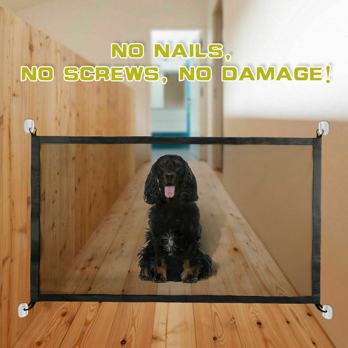 Portable Mesh Pet & Baby Safety Gate