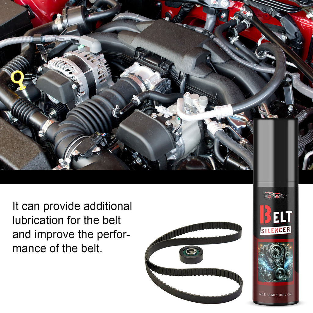 Homonth Car Engine Belt Noise Reducer, Car Engine Belt Noise Elimination, Maintenance And Lubrication Agent