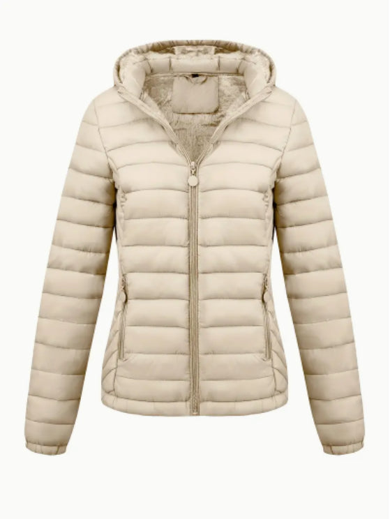 Women's Lightweight Hooded Winter Jacket