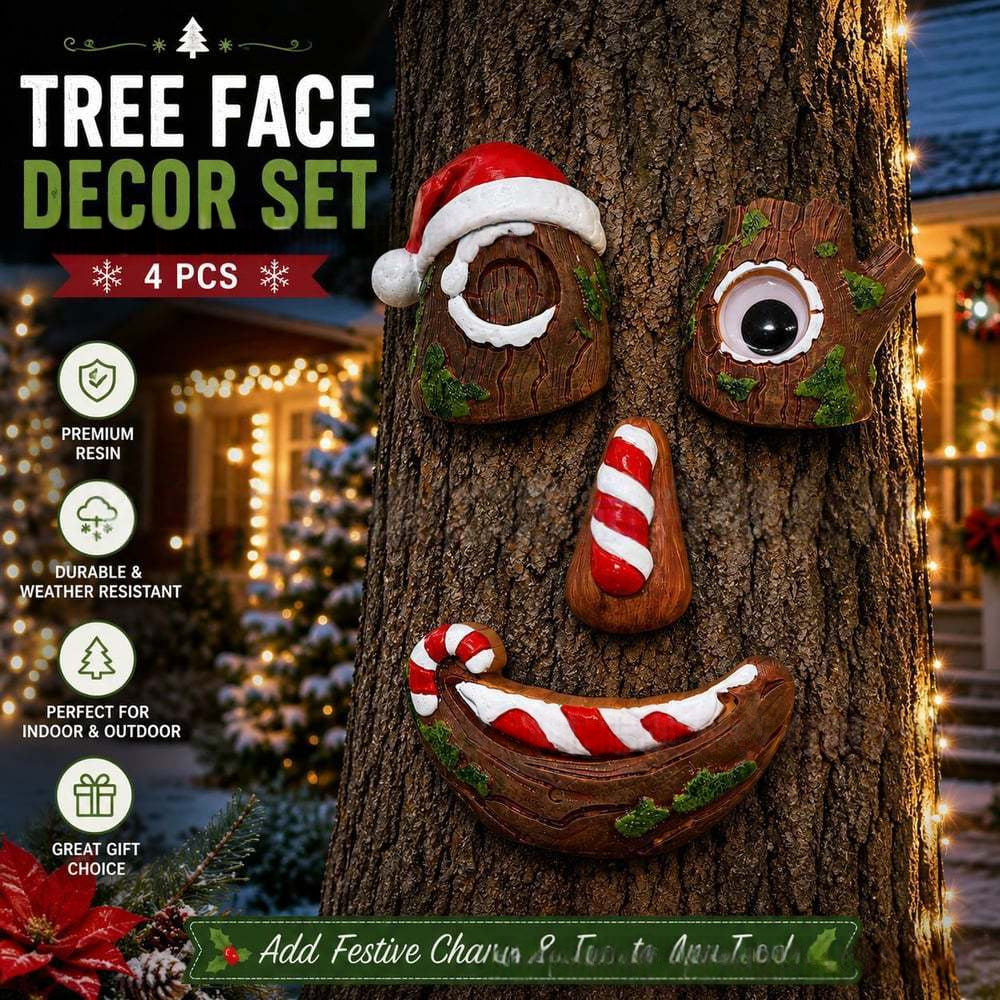 Christmas Tree Face Outdoor Decoration