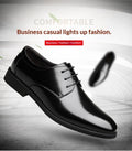 Genuine Leather Business Formal Extra-Large Mens Leather Shoes