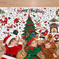 Giant Christmas Coloring Poster And Tablecloth For Kids