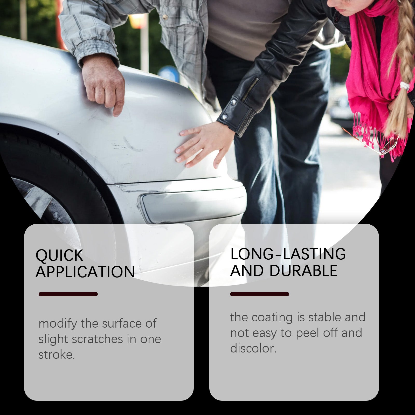 Universal Car Scratch Repair Magic Pen, Auto Minor Scratches Remover Touch Up Paint Pen, Quick Dry Stable Coating For All Vehicles