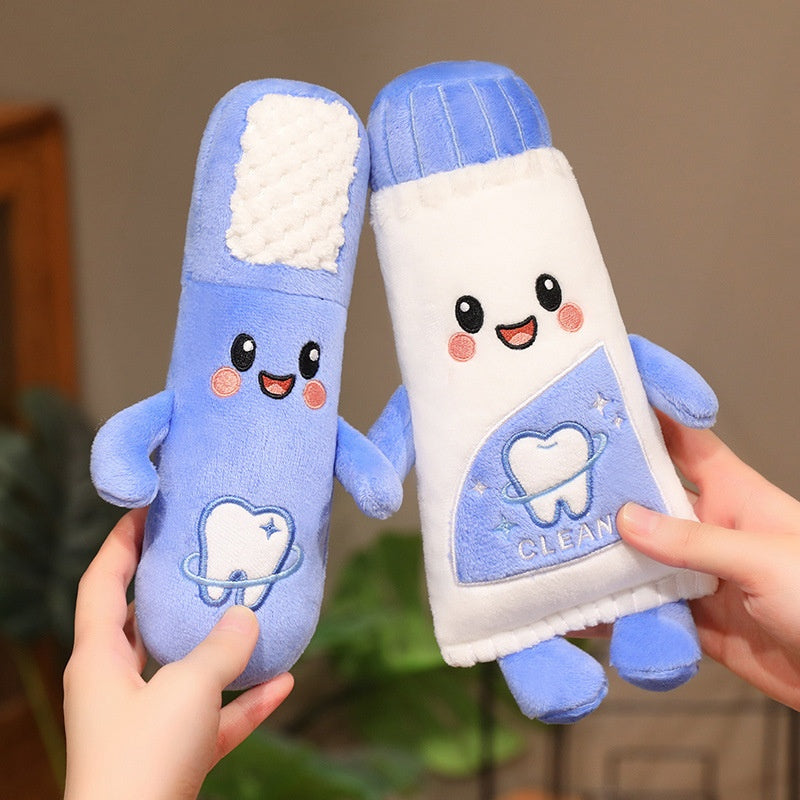 Happy Teeth Toothbrush Plush Toy