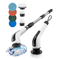 Spin Scrubber With Long Handle, Power Shower Cleaning Brush