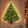 2 ft Pre-Lit Norfolk Pine Wall Christmas Tree