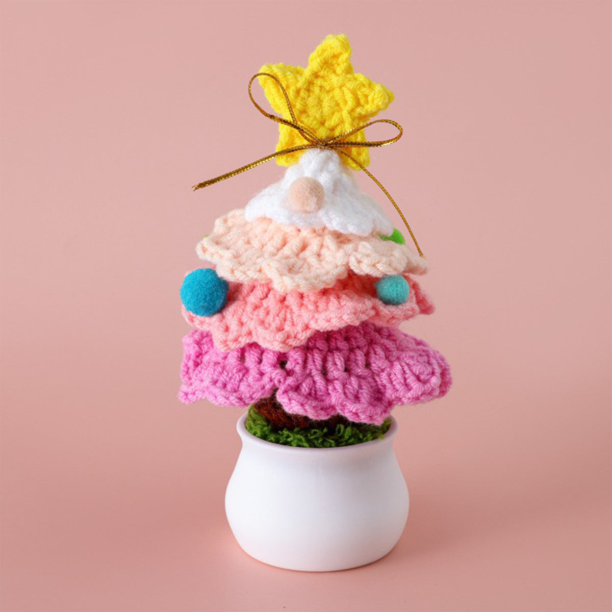 Knitted Mini Crochet Christmas Tree