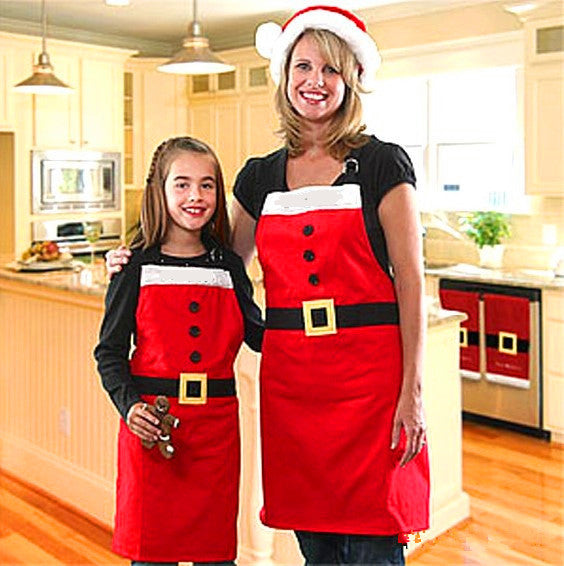 Red Merry Christmas Apron