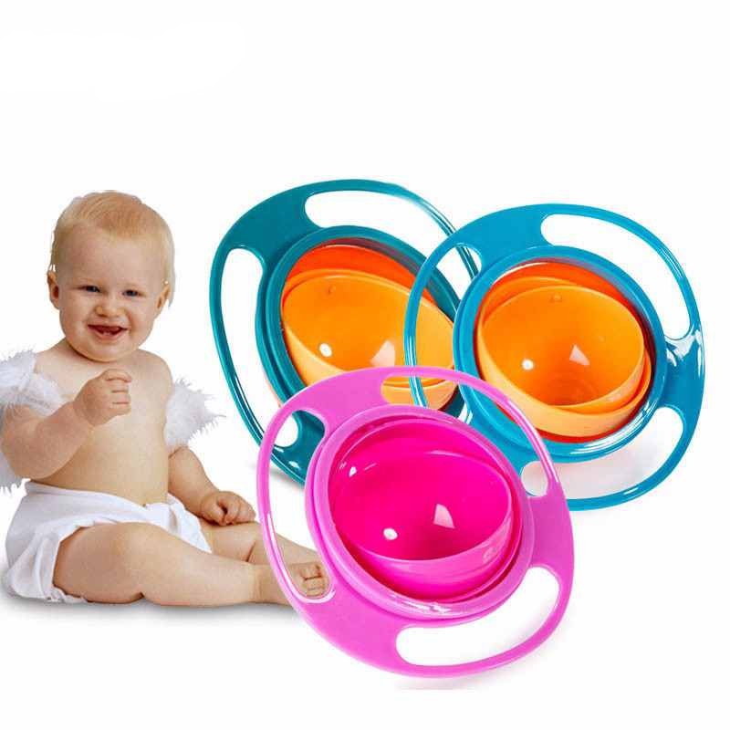360° Rotating Spill-Proof Kids Bowl