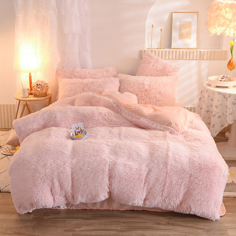 Thick Fleece Winter Bedding Set