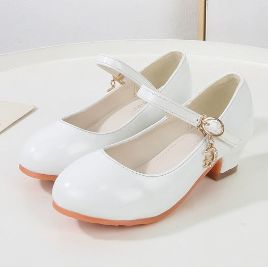Korean Crystal Performance Children's Single-layer Shoes