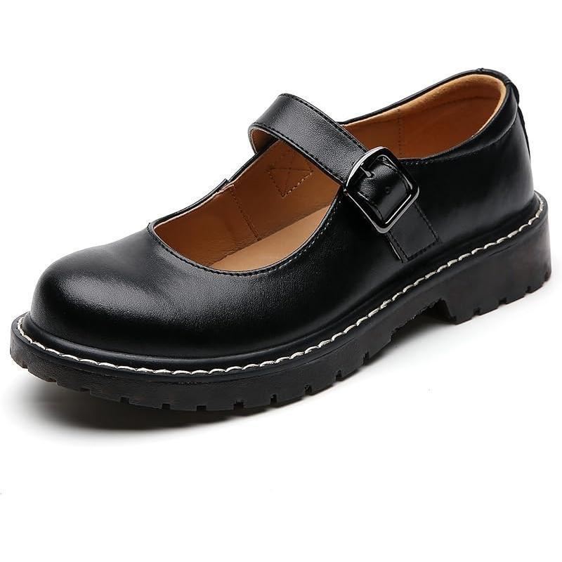 Simple And Versatile Buckle Strap Women's Shoes
