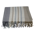 Striped Wool Winter Scarf Shawl for Women