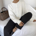 Knitted Cardigan Vintage-button Sweater Jacket