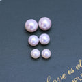 White Perfect Circle Strong Light Fine Micro Flaw Almost Flawless Pearl Bare Pearl