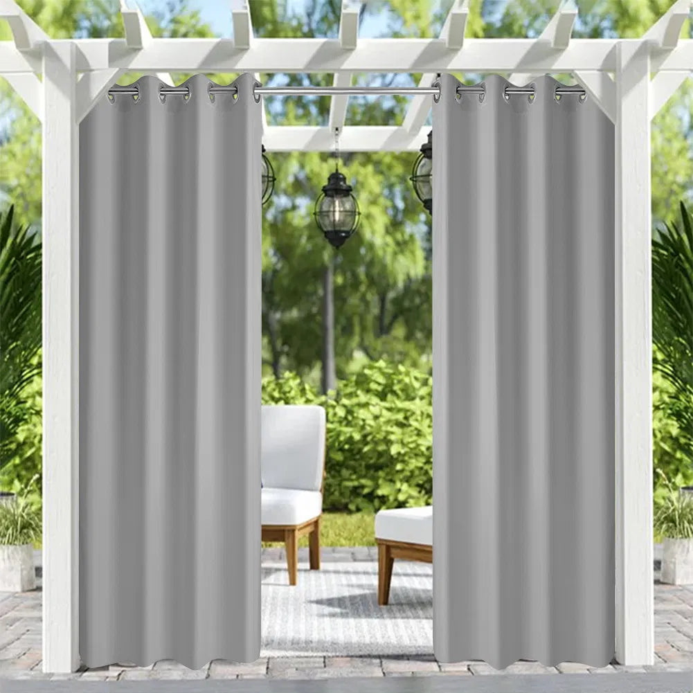 Grey Thermal Blackout Curtain, 50 x 84 in