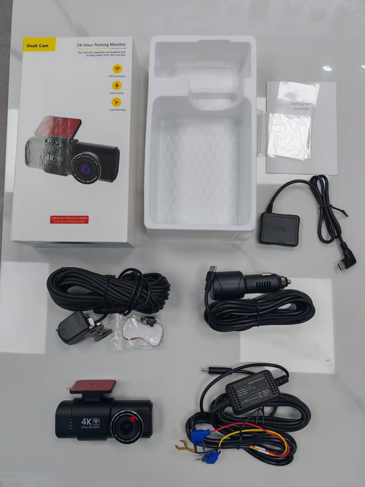 High definition Front and rear Dual Recording  WiFi Smartphone Connectivity  A Hidden In-car Dash Cam