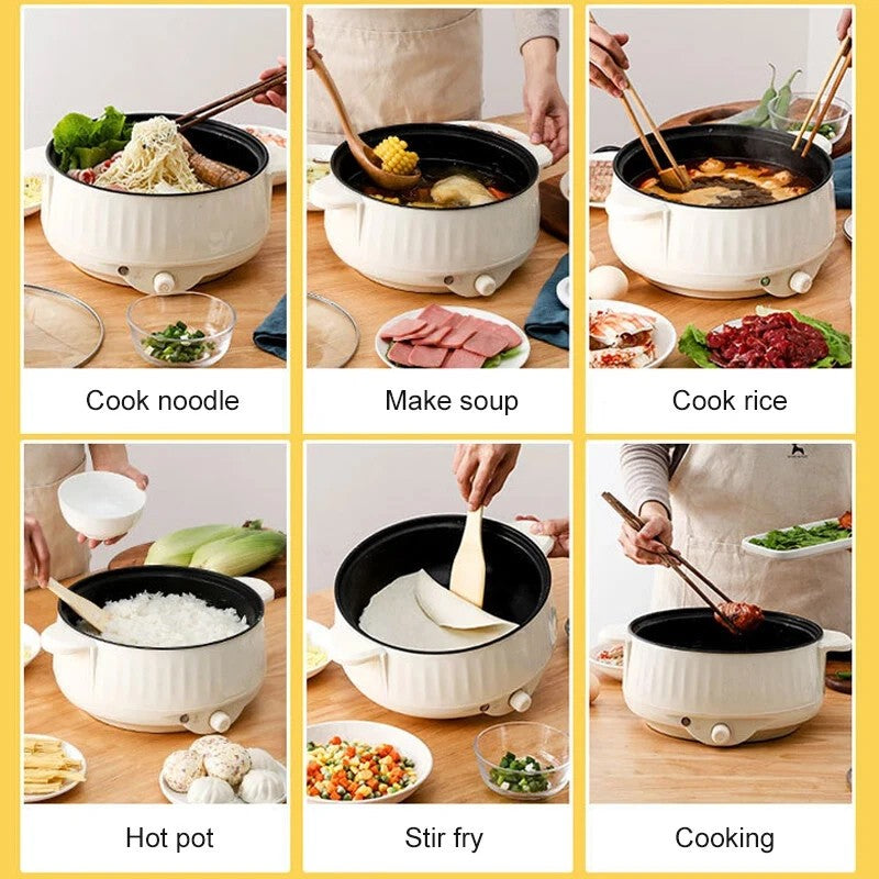 Electric Cooker Multifunctional Non-Stick Pan Hot Pot Mini Rice Cooker Steamer M