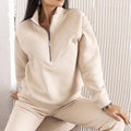 Women's Wool-Blend Two-Piece Hooded Sweater Set