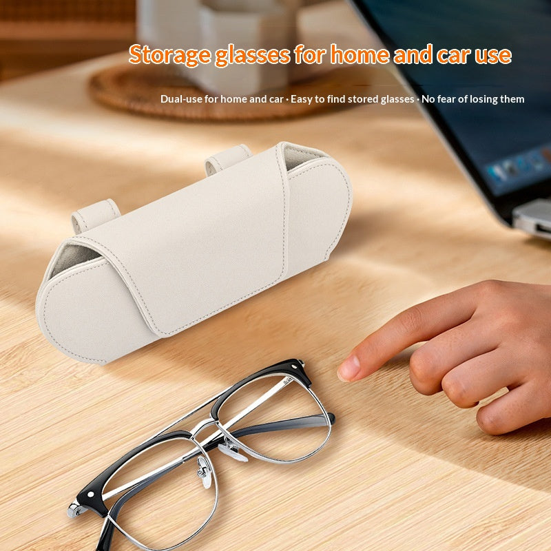 Car-mounted Magnetic Glasses Case Clip