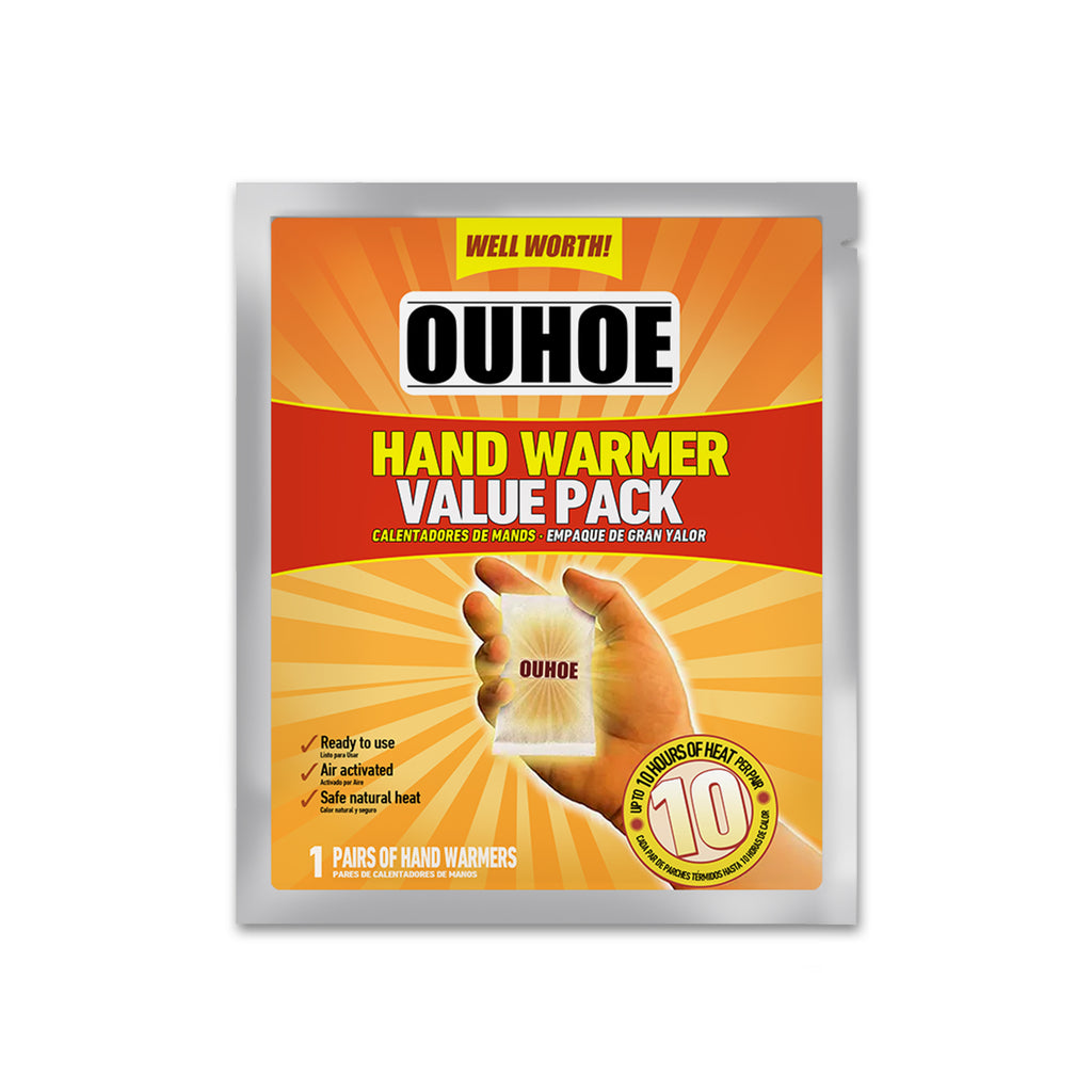 Disposable Hand Warmers, 2 Pieces Per Bag