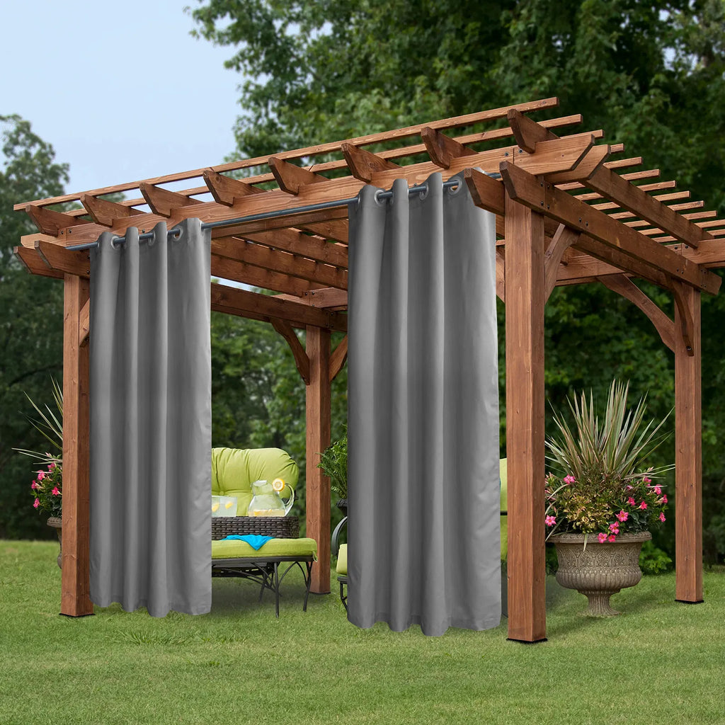 Grey Thermal Blackout Curtain, 50 x 84 in