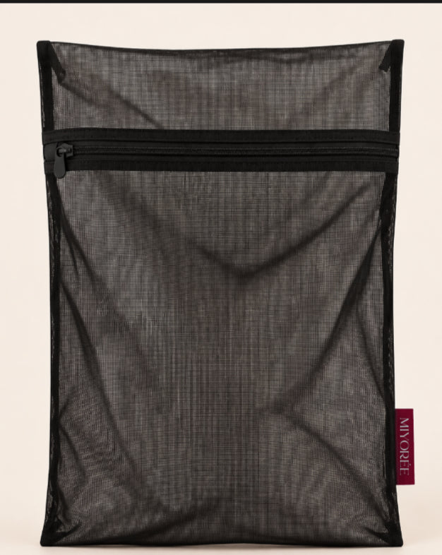 Black Mesh Laundry Bag