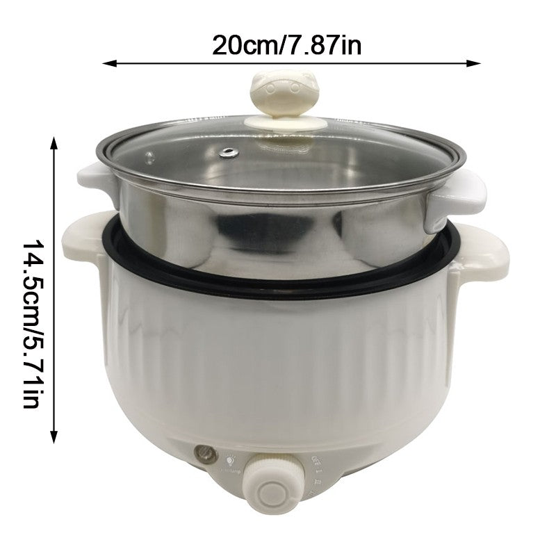 Electric Cooker Multifunctional Non-Stick Pan Hot Pot Mini Rice Cooker Steamer M