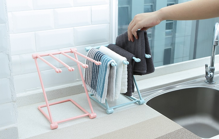 Foldable Dishcloth Drying Rack