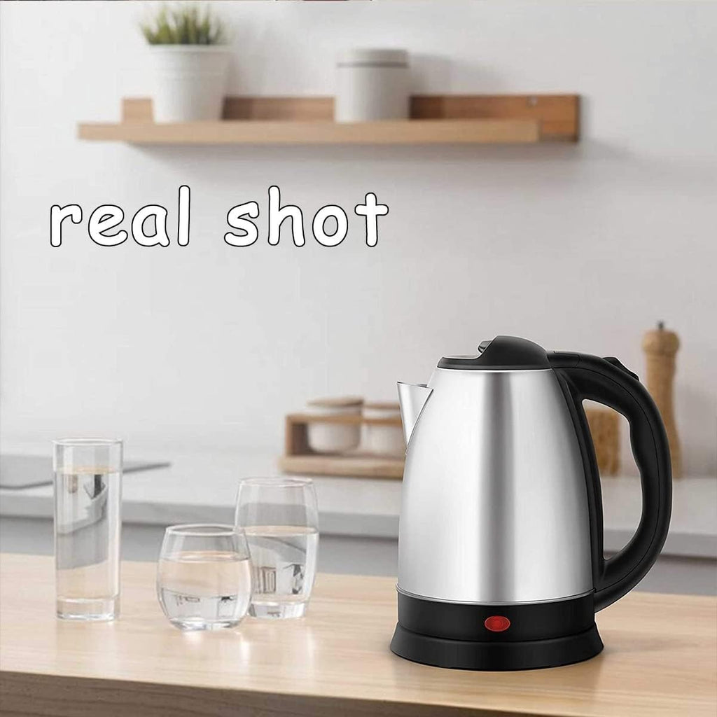 1.8L Electric Kettle 1500W Stainless Steel Cordless Jug Overheat Protection UK