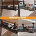 Under Desk Cable Management Tray Cord Holder Storage Office Home Table Tidy Rack