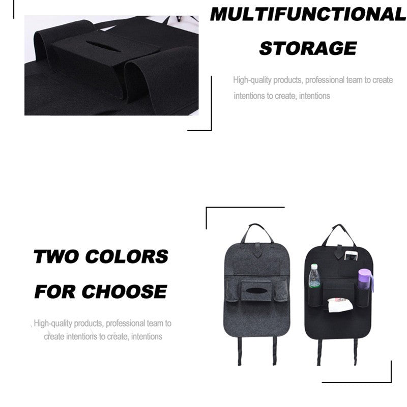 Car Seat Back Organizer Bag