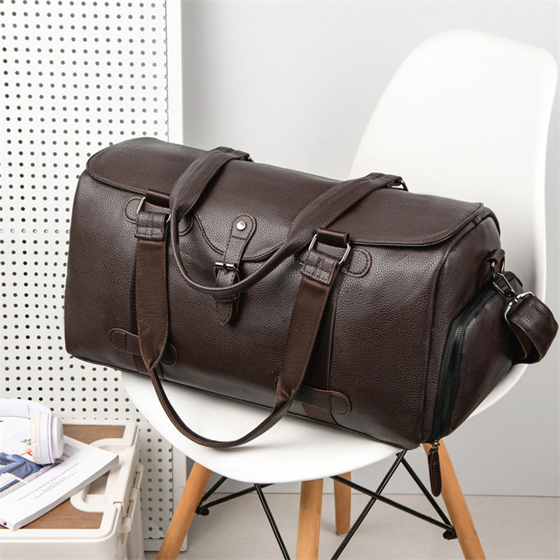 Men's Single-Shoulder Travel Tote Bag
