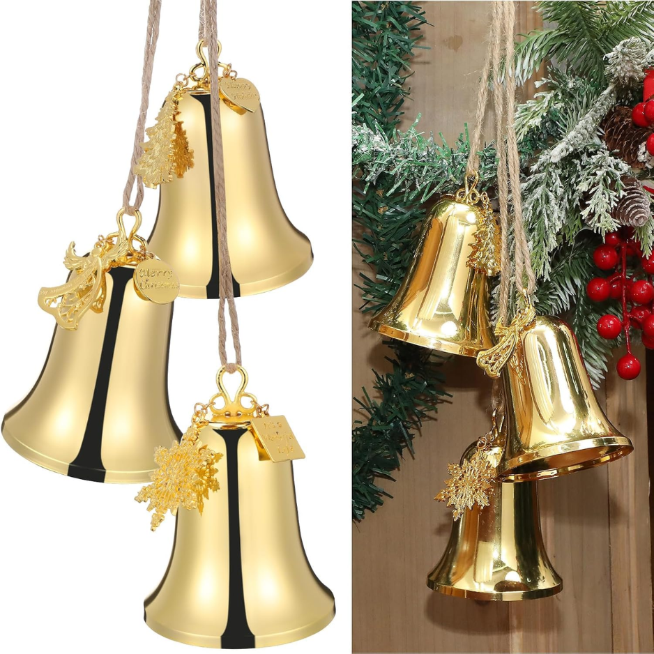 1 Set Large Christmas Bell Ornament Set