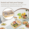 Stainless Steel Lunch Box 3 Compartment Food Container Leakproof Lunch Box