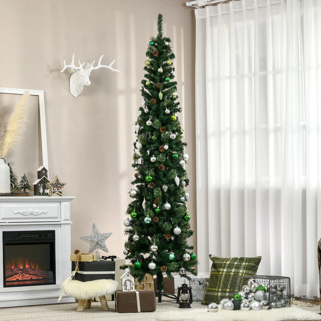 7.5 Foot Pencil Artificial Christmas Tree