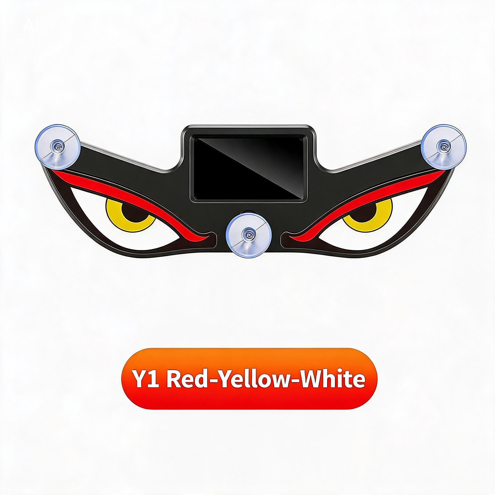 2026 New Car Accessories, Solar Devil Eyes LED Warning Light For Rear Windshield, Anti-rear Collision