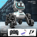 Light Music Rechargeable Robot Dog Educational Toys Children's Remote Control Car