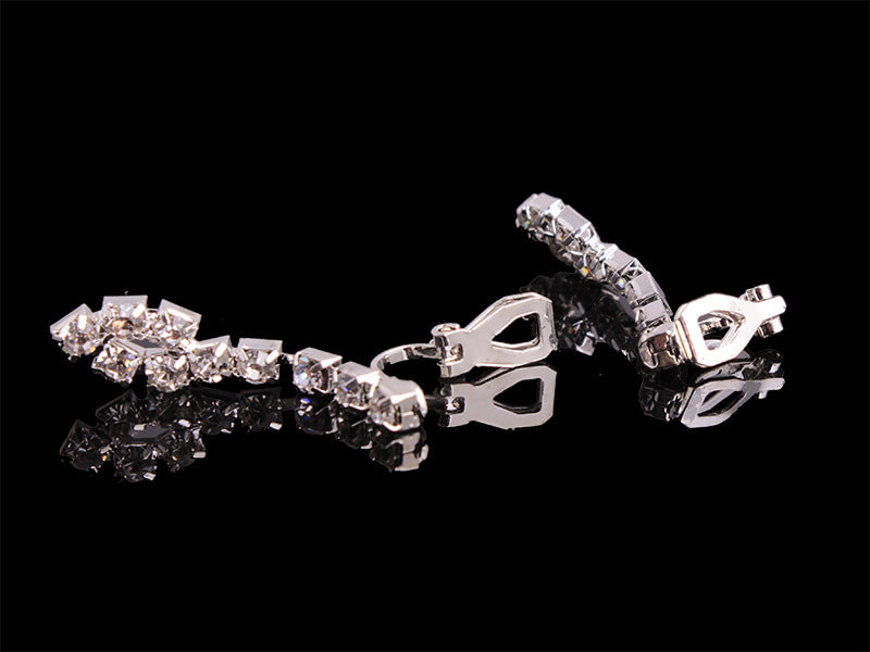4-Piece Rhinestone Jewelry Set