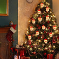 8.5FT Santa Claus Christmas String Lights, 10 Lights, Plug-In Decor