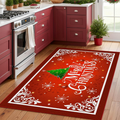 Merry Christmas Santa Welcome Door Mat & Area Rug